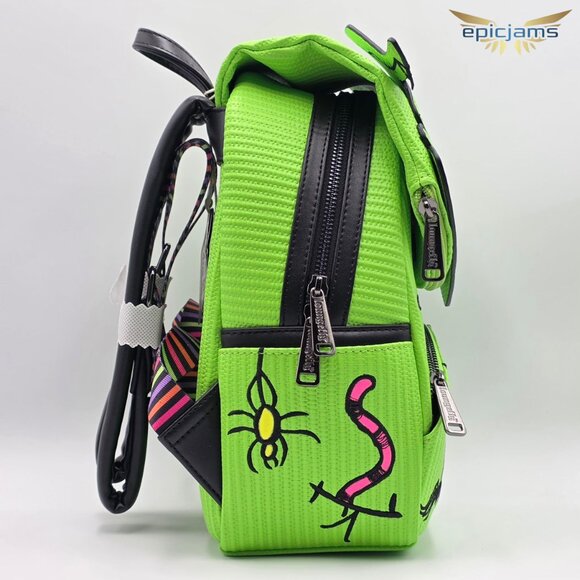 Loungefly Disney The Nightmare Before Christmas Oogie Boogie GITD Mini Backpack - Picture 4 of 8